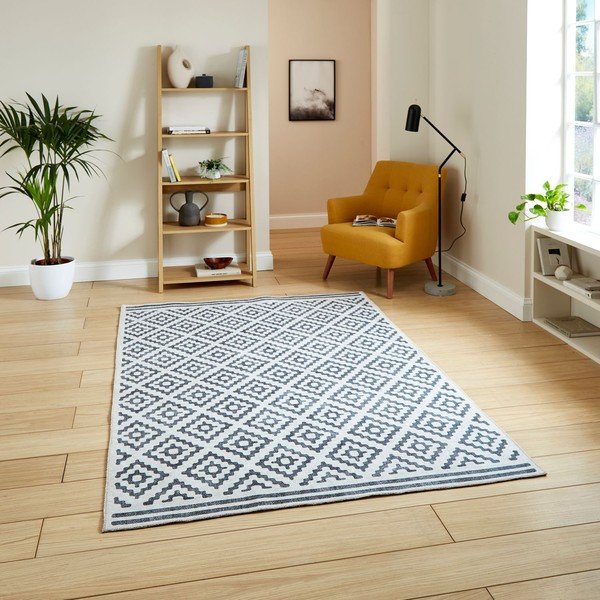 Pelēks mazgājams paklājs 61x120 cm Coral Grey – Think Rugs-image-1