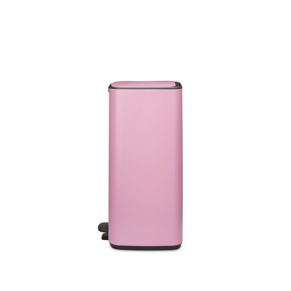 Rozā tērauda atkritumu tvertne ar pedāli 30 l Bo – Brabantia-image-3