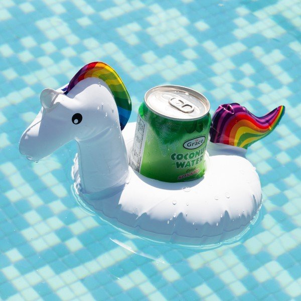 InnovaGoods Vienradzis piepūšamais dzērienu gredzens-image-1