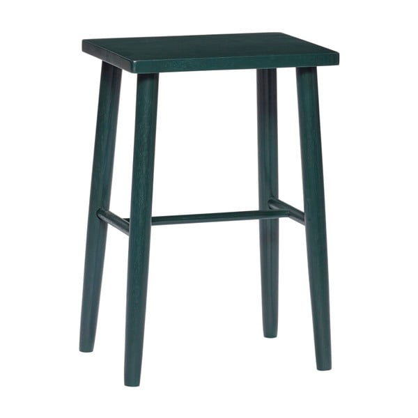 Tumši zaļš ozolkoka bāra krēsls Hübsch ozolkoka bāra krēsls, augstums 52 cm