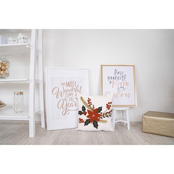 Dekoratīvais spilvens ar Ziemassvētku motīvu 45x45 cm Christmas Star – Butter Kings-image-2