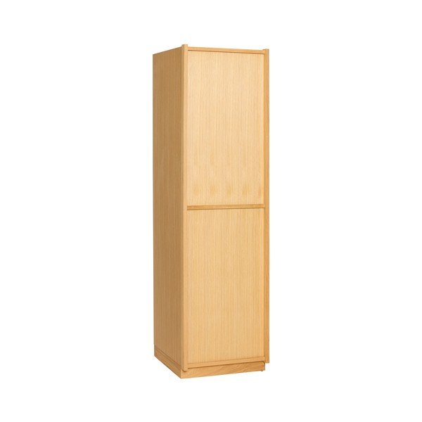 Dabīga toņa skapītis ar ozolkoka imitāciju 50x181x55 cm Kura – Hübsch