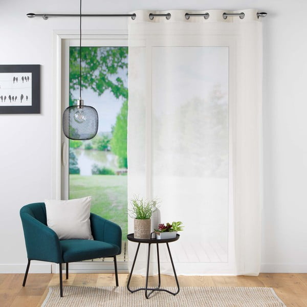 Krēmkrāsas dienas aizkars 140x240 cm Casual – douceur d'intérieur-image-2