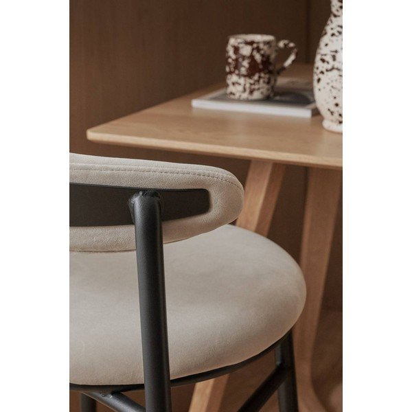 Bēšs metāla bāra krēsls (sēdekļa augstums 66 cm) Doggi – Ellos Home-image-2