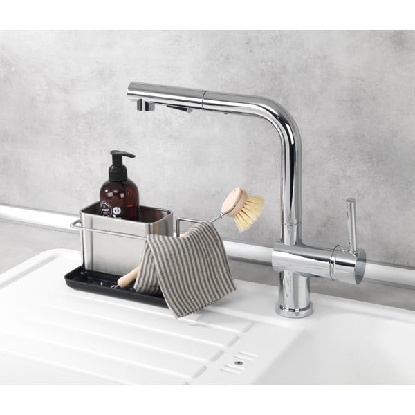 Nerūsējošā tērauda trauku mazgāšanas plaukts Wenko Orio -image-2