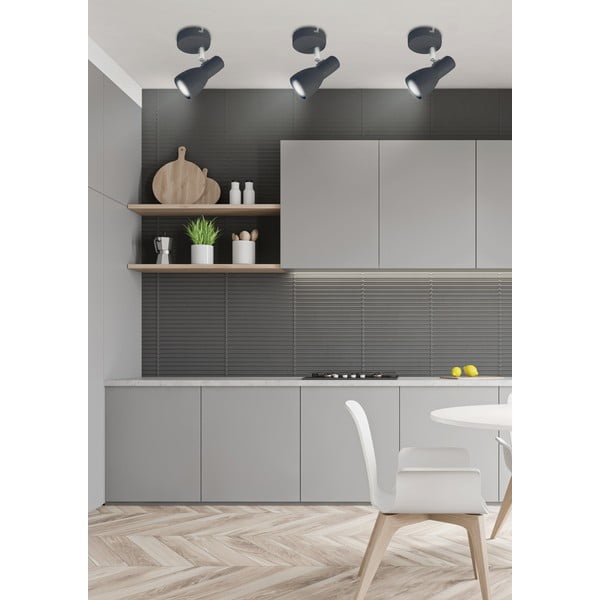 Matēti melna sienas lampa Picardo – Candellux Lighting-image-1