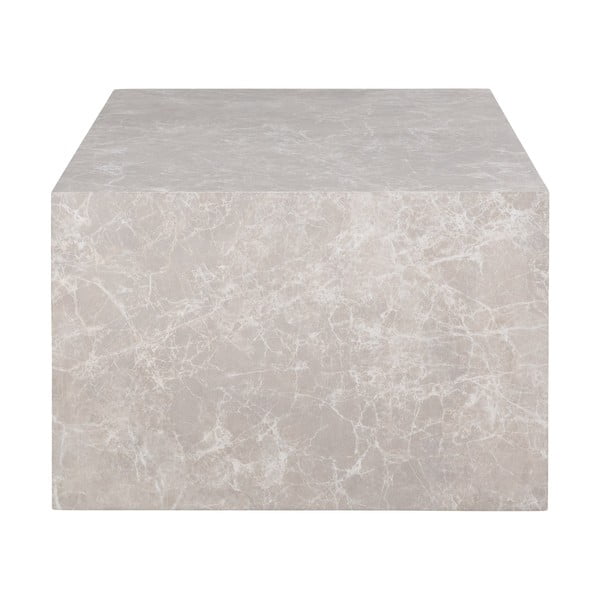 Bēšs žurnālgaldiņš ar marmora imitāciju 60x80 cm Prague – House Nordic-image-3