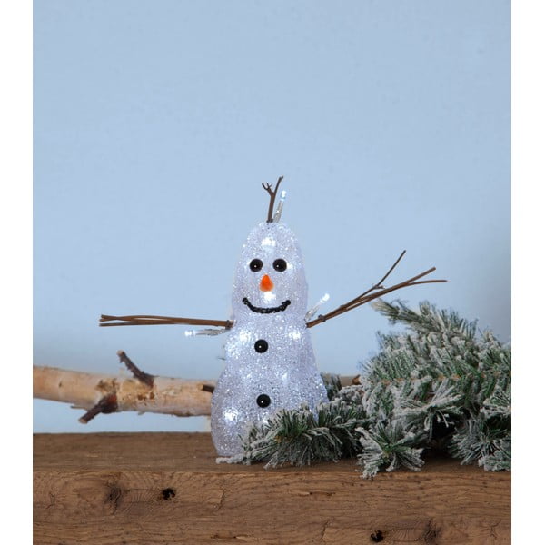Balts Ziemassvētku gaismas dekors Crystal Snowman – Star Trading-image-3