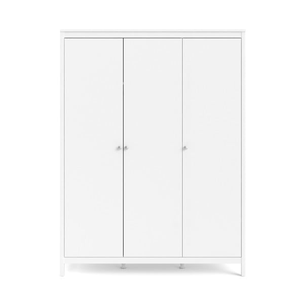 Balts drēbju skapis 150x199 cm Madrid – Tvilum-image-2