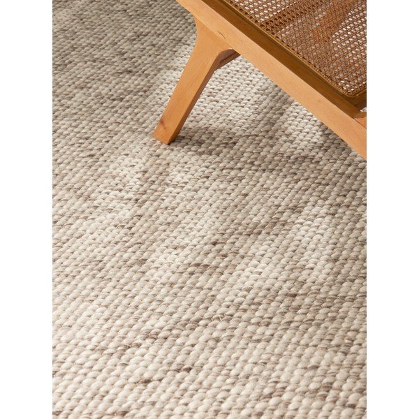 Bēšs/dabīga toņa ar rokām darināts vilnas paklājs 200x290 cm Lyon Beans – Elle Decoration-image-2