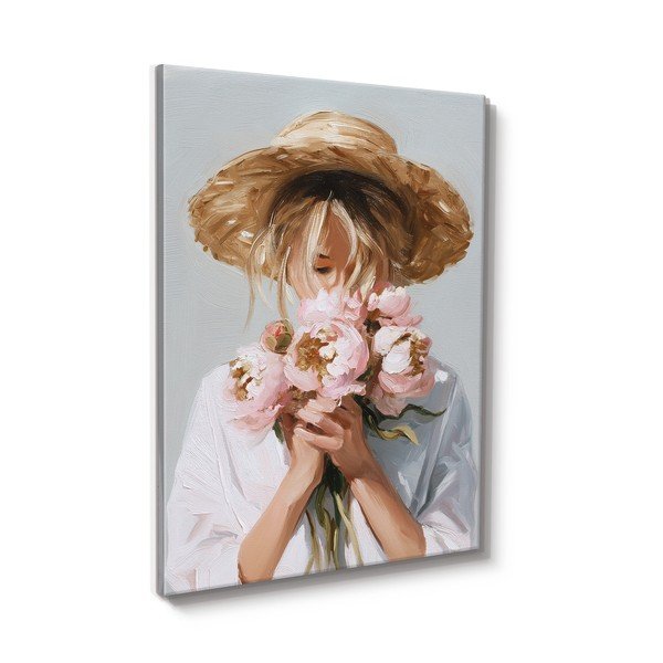 Attēls ar manuāli gleznotiem elementiem 70x100 cm Estelle – Styler-image-4