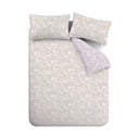Gaiši violeta/bēša divguļamā kokvilnas gultas veļa 200x200 cm Ditsy Floral – Bianca