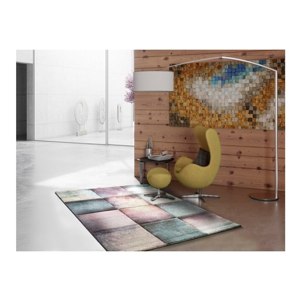 Paklājs Universal Pinky Squaro Multi, 140 x 200 cm-image-1