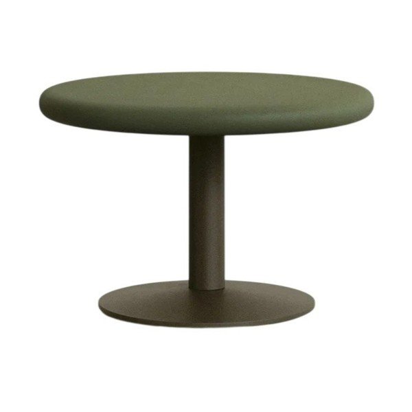 Apaļš dārza kafijas galdiņš ar betona galda virsmu ø 70 cm Esilda – Kave Home