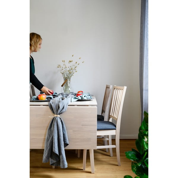 Izvelkams ēdamgalds no matēta, lakota ozolkoka Rowico Filippa, 120 x 80 cm-image-2