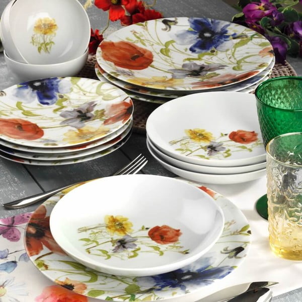 Porcelāna trauku komplekts (24 gab.) Kütahya Porselen Herbejo-image-1