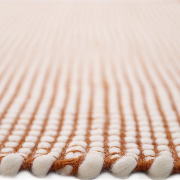 Oranžs paklājs ar vilnu 200x140 cm Bergen – Nattiot-image-4