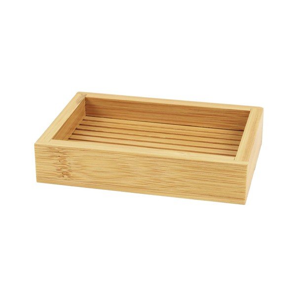 Dabīga toņa bambusa ziepju trauks Hanoi – douceur d'intérieur