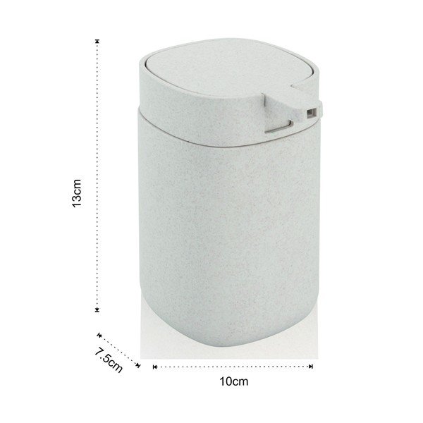 Bēšs plastmasas ziepju dozators 200 ml Cris – Tomasucci-image-2