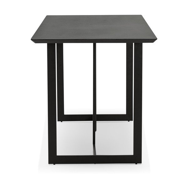 Melns darba galds Kokoon Dorr, 150 x 70 cm-image-2