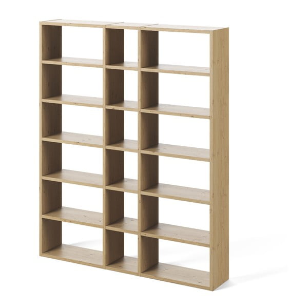 Gaiši brūns grāmatu plaukts TemaHome Pombal, augstums 224 cm-image-2