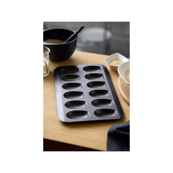 Tērauda cepšanas forma madlēnas cepumiem 22,5x39,5 cm – Blomsterbergs-image-2