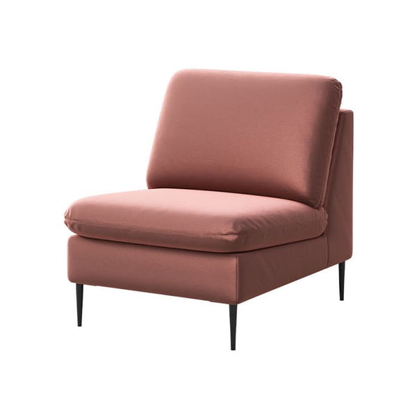 Rozā samta atpūtas krēsls Moilo – MESONICA-image-2