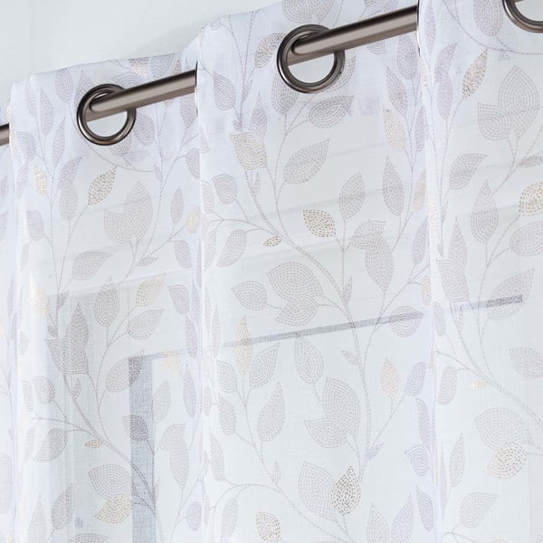 Balts dienas aizkars no voiles 140x280 cm Duchesse – douceur d'intérieur-image-2