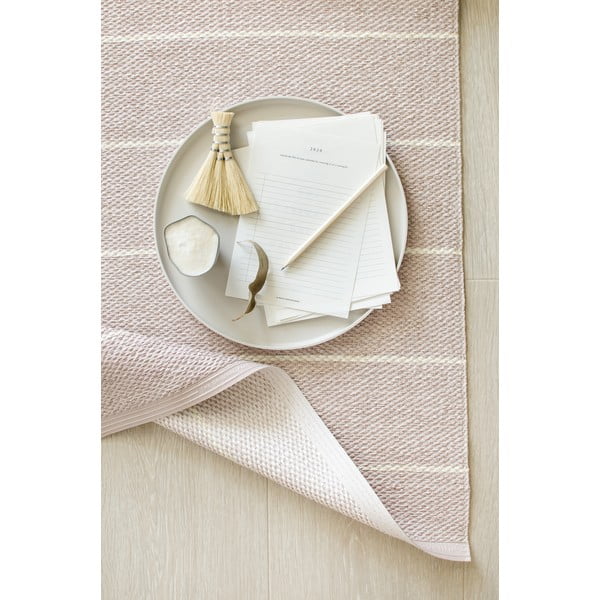 Gaiši rozā iekštelpu un āra paklājs 70x90 cm Carl Pale Rose – Pappelina-image-1