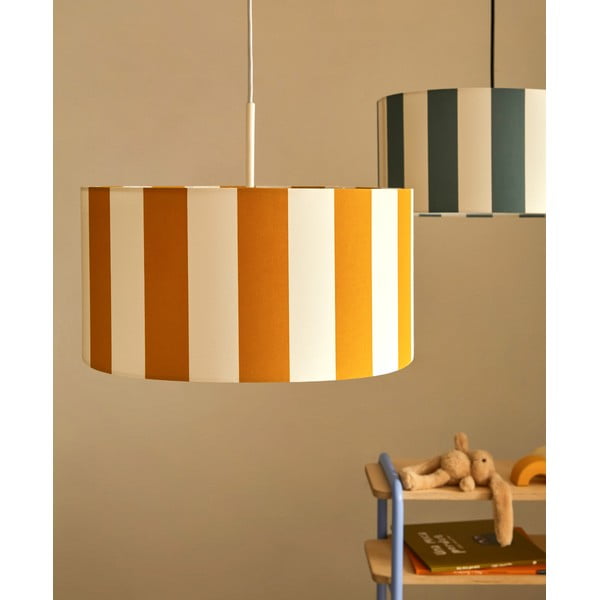 Dzeltens abažūrs ø 40 cm Ciral – Kave Home-image-1