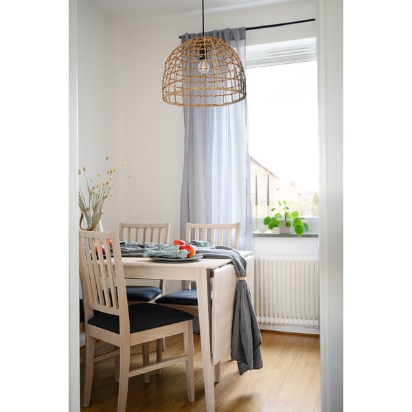 Izvelkams ēdamgalds no matēta, lakota ozolkoka Rowico Filippa, 120 x 80 cm-image-3