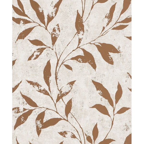 Tapetes no flīsa 10 m x 53 cm Copper Leaves – Vavex