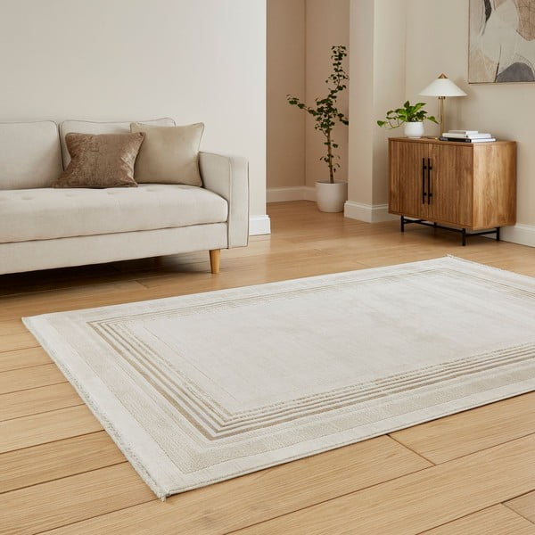 Bēšs/krēmkrāsas paklājs 80x150 cm Mirage Cream – Think Rugs-image-2