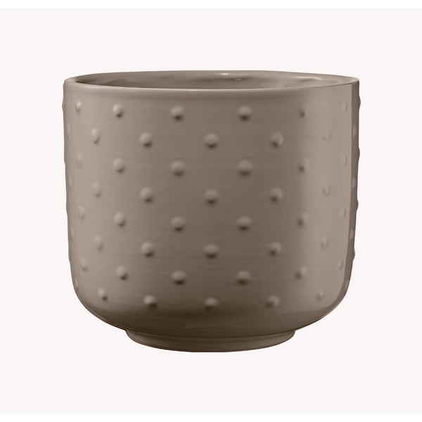 Brūns keramikas puķu pods Big Pots Baku, ø 19 cm
