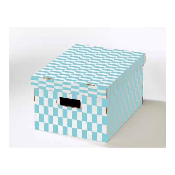2 kastu komplekts ar gofrēta kartona vāku Compactor Joy, 40 x 31 x 21 cm