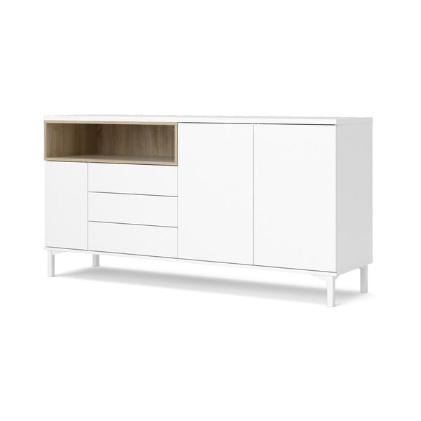 Balta kumode 176x90x49 cm Roomers – Tvilum-image-3