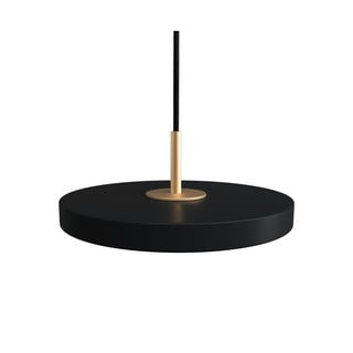 Melna LED piekaramā lampa ar metāla abažūru ø 15 cm Asteria Micro – UMAGE