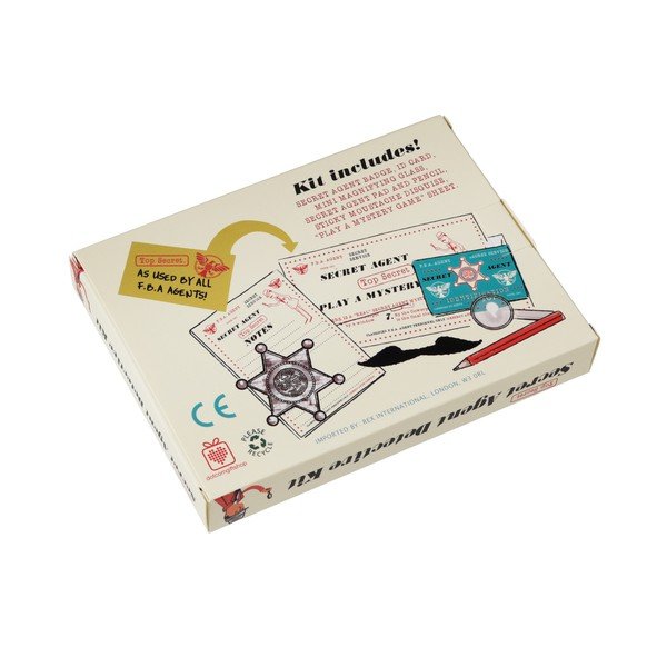 Spiegu komplekts ar nozīmīti Rex London Secret Agent-image-3