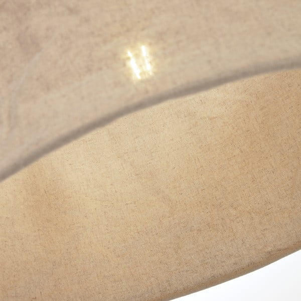 Bēšs tekstila abažūrs ø 50 cm Mariela – Kave Home-image-2