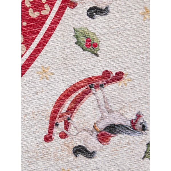 Sarkans apaļš paklājs ar Ziemassvētku motīvu ø 160 cm Toy's Delight Rocking Horse – Villeroy&Boch-image-4