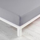 Gaiši pelēks trikotāžas palags ar gumiju 90x190 cm Jersy – douceur d'intérieur