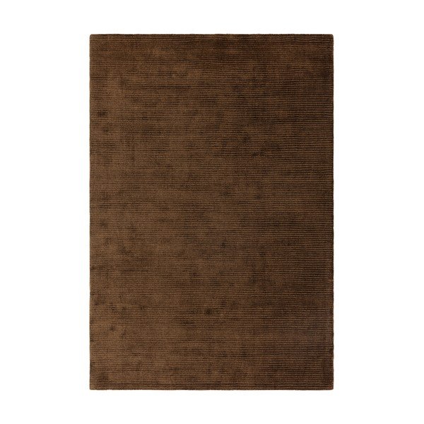 Tumši brūns ar rokām darināts paklājs 160x230 cm – Asiatic Carpets