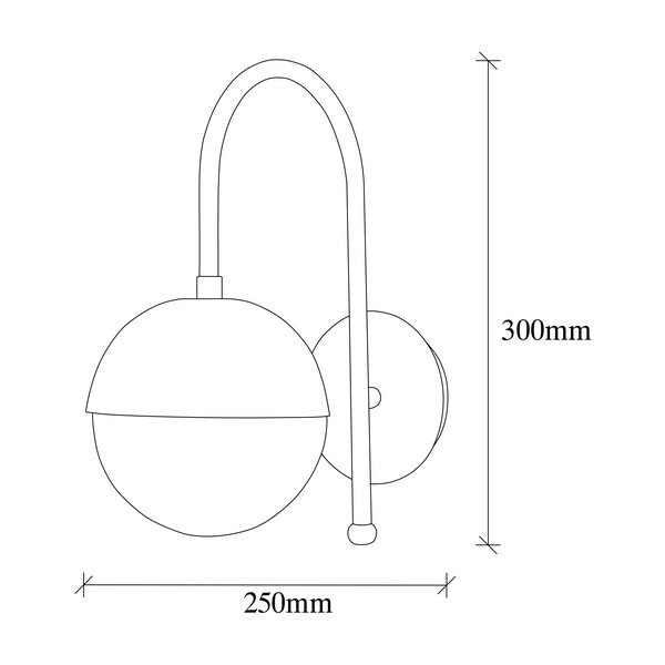 Bronzas krāsas sienas lampa Karsor – Opviq lights-image-4