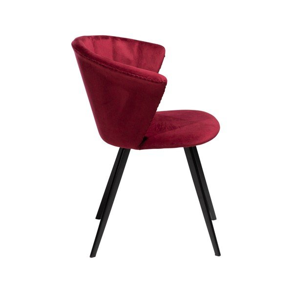 Tumši sarkans krēsls DAN-FORM Denmark Merge Velvet-image-3