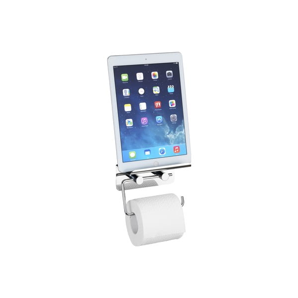 Pašturošs tualetes papīra turētājs ar telefona turētāju Wenko-image-1