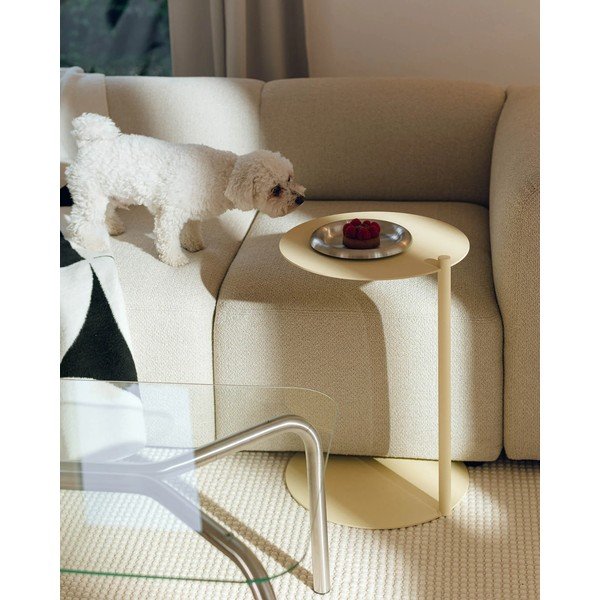 Tērauda apaļš sānu galdiņš 41x40 cm Ande – noo.ma-image-3