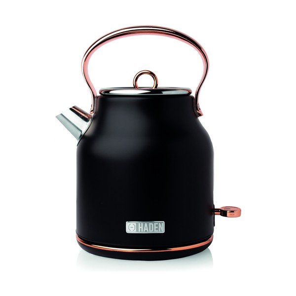 Melna tējkanna 1,7 l Heritage – Haden