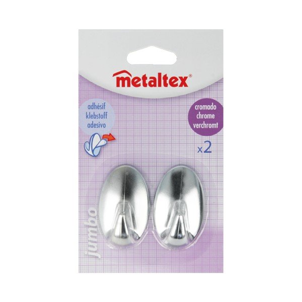 2 plastmasas pašlīmējošo āķu komplekts Metaltex Greg-image-2
