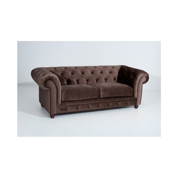 Tumši brūns dīvāns Max Winzer Orleans Velvet, 216 cm-image-3