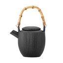 Melna akmensmasas tējkanna 850 ml Neri – Bloomingville